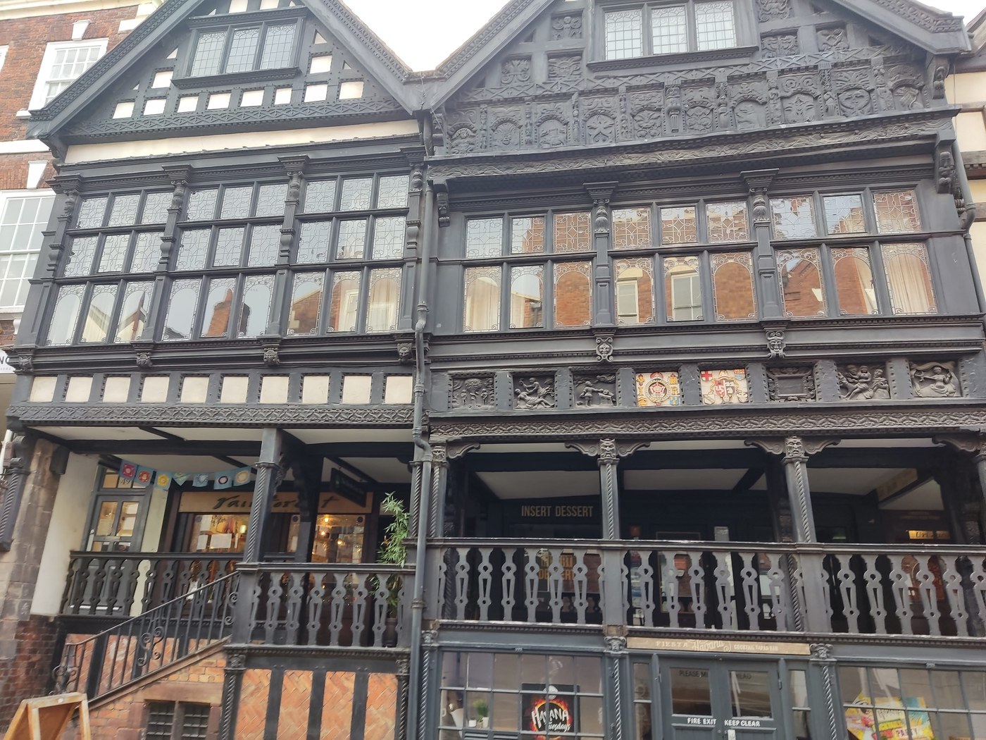 The Chester Rows and medieval streetscape