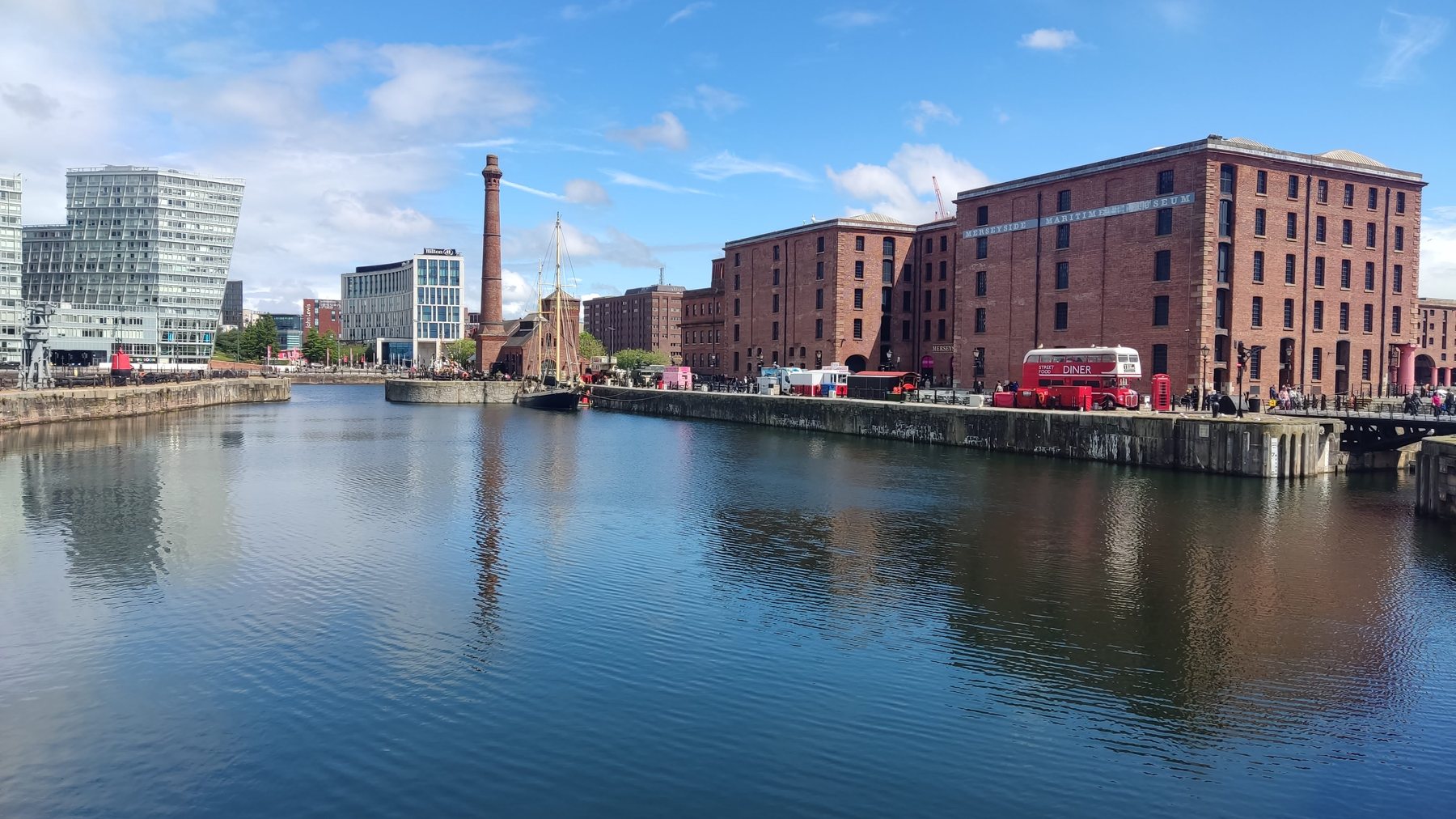 Albert Dock and Liverpool maritime waterfront